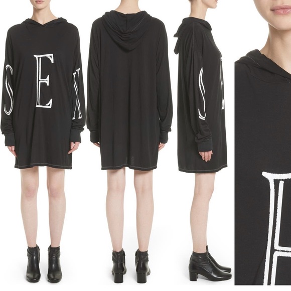 Ashley Williams Dresses & Skirts - RARE🔥 Ashley Williams S E X hoodie dress